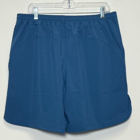 Peloton Sessions 8” Unlined Resistance Shorts Blue Size Large - Picture 2 of 6